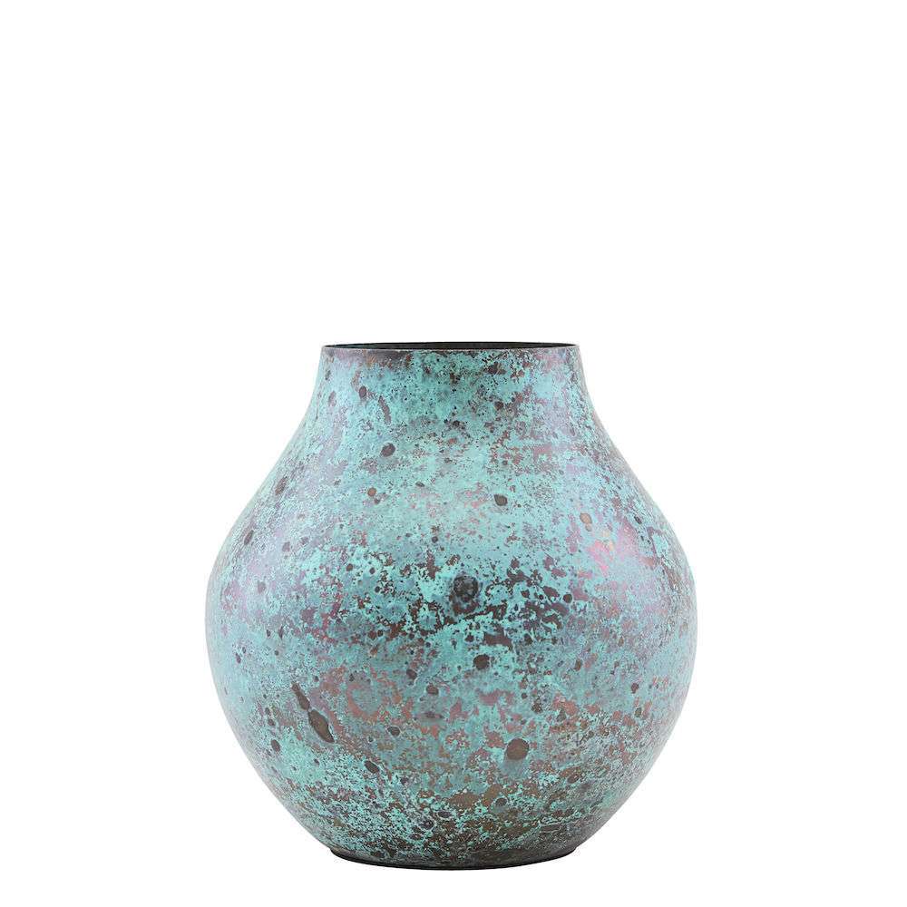 Vaso Kojo Turchese Ossidato - Garden Vivai Talamonti