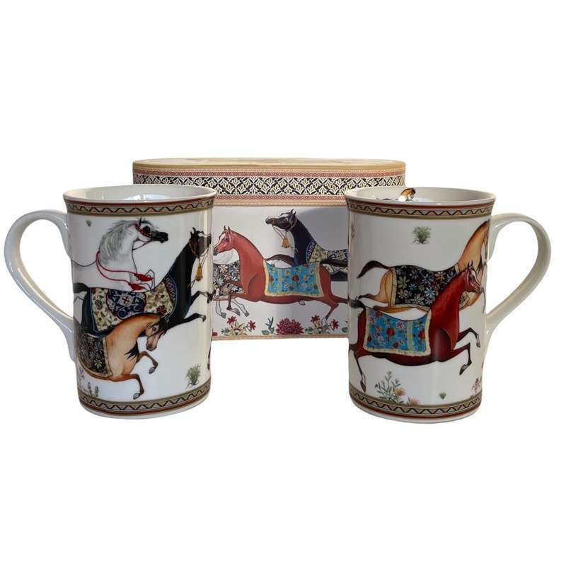 Set Tazze Motivi Cavalli