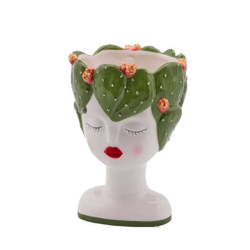 Vaso Testa Con Fico D'India EDG
