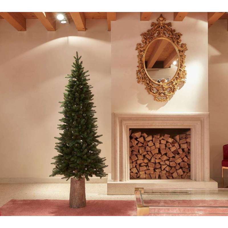 Albero di Natale EDG Pino Slim H180 Natural Senza Led