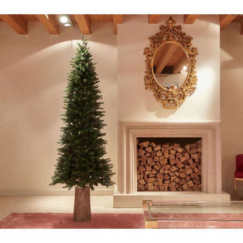 Albero di Natale EDG Pino Slim H210 Natural Senza Led