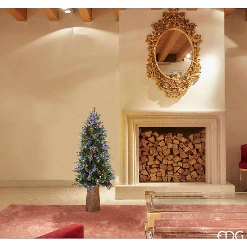 Albero di Natale EDG Pino Vermont H 120 Cm Con 500 Led