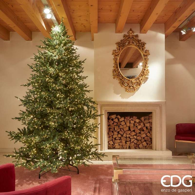 Albero di Natale EDG Pino Luxury H270 Con 6000 Mini Led