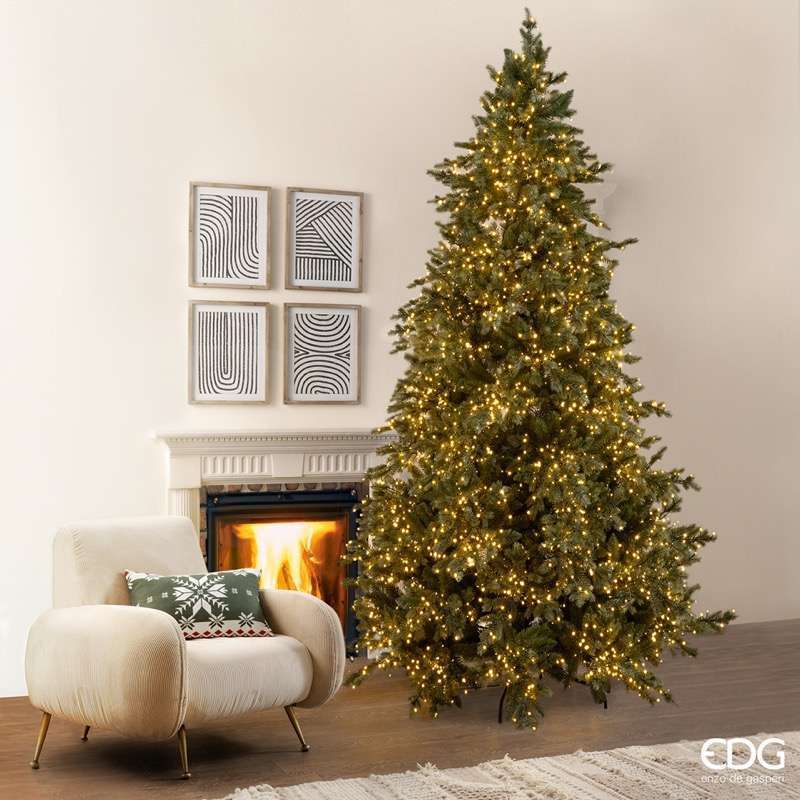 albero di natale EDG pino argentato h300 led